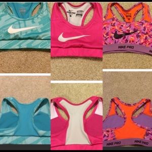 BUNDLE 4 nike sports bras